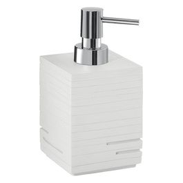 Dosatore Quadrotto Bianco Resina 16x8,2x8,2 Cm