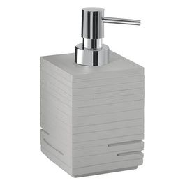Dosatore Quadrotto Grigio Resina 16x8,2x8,2 Cm
