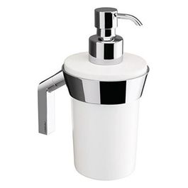 Dosatore Karma Bianco Metallo 16,5x8x12 Cm