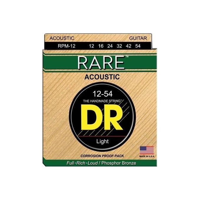DR String RPM-12 Rare Set di Corde per Chitarra Acustica