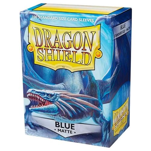 Dragon Shield Bustine Standard Matte Blue 100 Pezzi