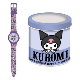 Ds Import, Orologio da Polso Hello Kitty Kuromi, Scatola Latta