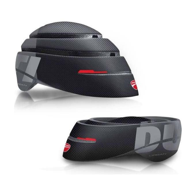 Ducati Casco Pieghevole Richiudibile Adulto Nero