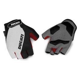 Guanti per Bike Bianco/Rosso