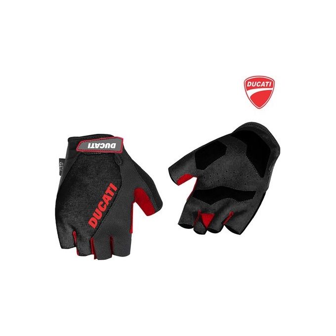 Ducati Guanti per Bike Nero/Rosso