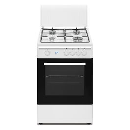 Ducati SD554WG Cucina a Gas libera installazione 4 Fuochi con Forno a Gas 49 Litri 50x50 Bianco