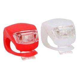 Luce Bicicletta Led Silicone 2 Pezzi