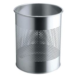 Cestino 15lt Argento met.
