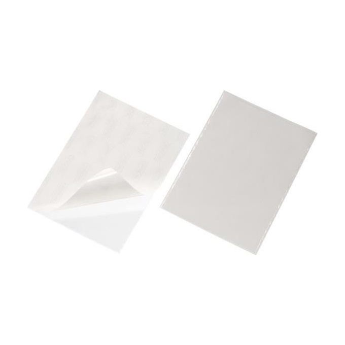 Durable Confezione da 25 Tasca Adesiva A4 Pocketfix