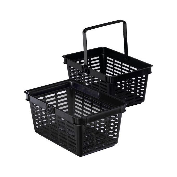 Durable Shopping Basket 19 Litri Nero