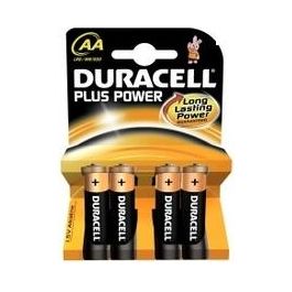 Duracell Batteria alcalina Plus Power Stilo Aa Blister 4 Mn1500