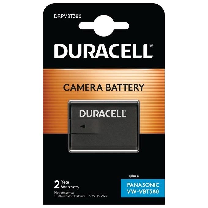 Duracell DRPVBT380 Batteria per Fotocamera-Videocamera 3560 mAh 3,7 V Tecnologia Li-Ion colore Nero