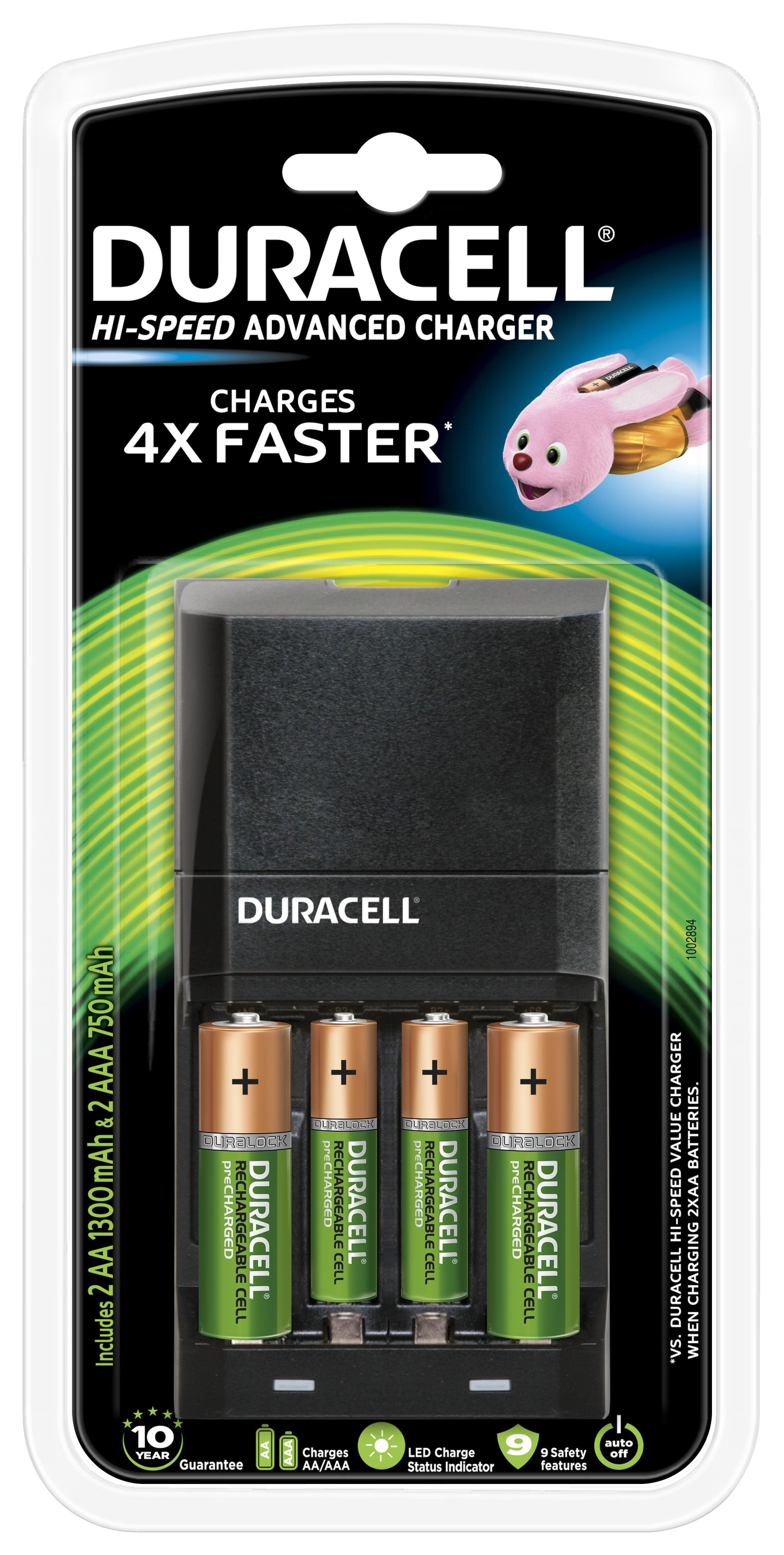Duracell Caricabatterie Aa/aaa 4pile Incluse