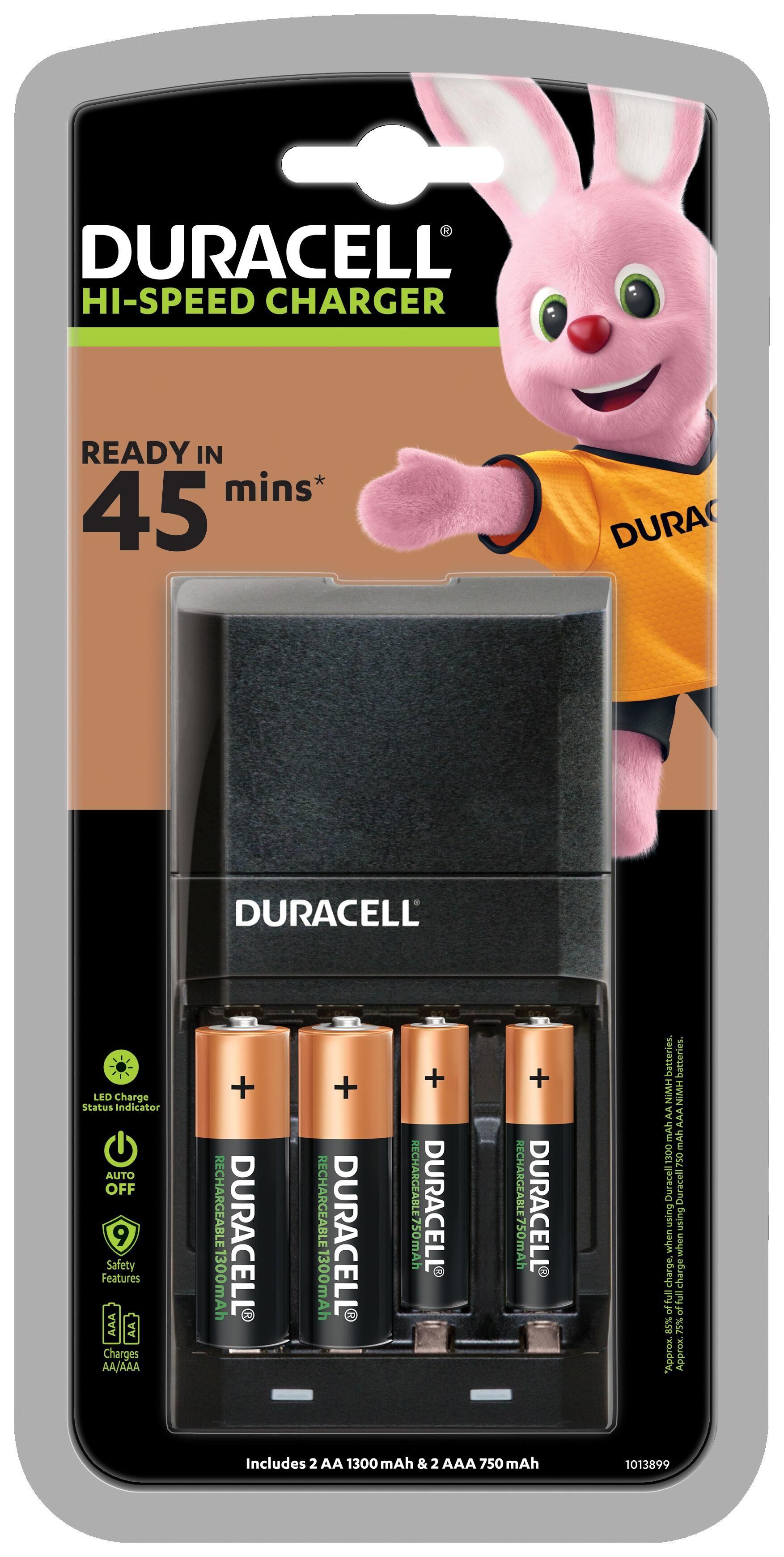 Duracell Caricabatterie Aa/aaa 4pile
