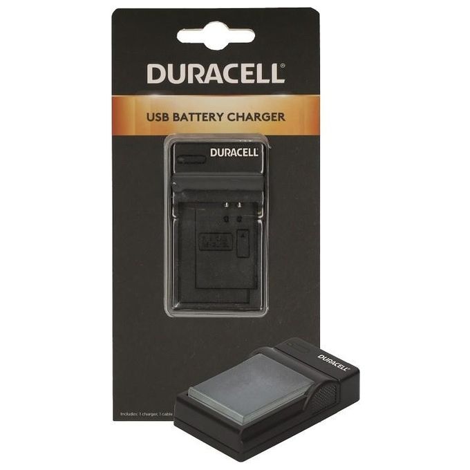 Duracell Caricabatterie con Cavo Usb per LP-E17-LP-E19
