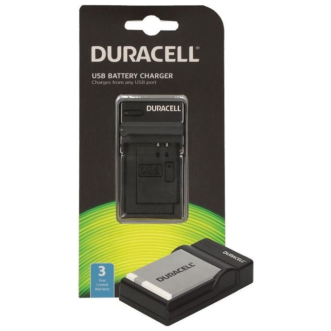 Duracell Caricabatterie con Cavo Usb per DR9720/NB-6L