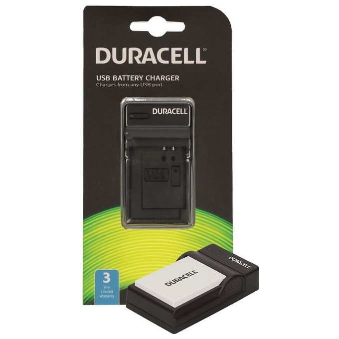 Duracell Caricabatterie con Cavo Usb per LP-E8