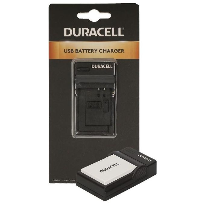 Duracell Caricabatterie con Cavo Usb per LP-E8
