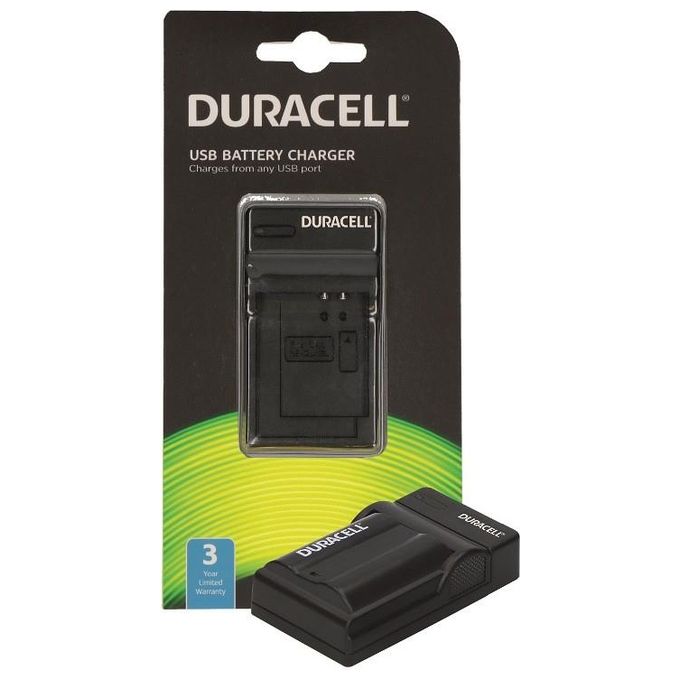 Duracell Caricabatterie con Cavo Usb per DRNEL15/EN-EL15