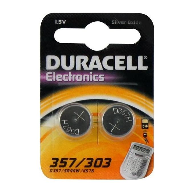 Duracell Confezione 2 Batterie a Bottone 357/303