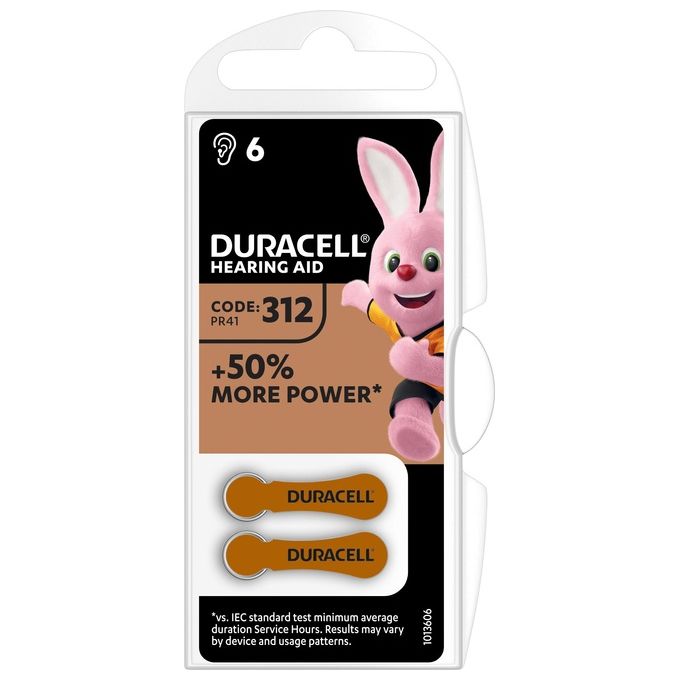 Duracell Pasticca 312 Acustica 1 Confezione