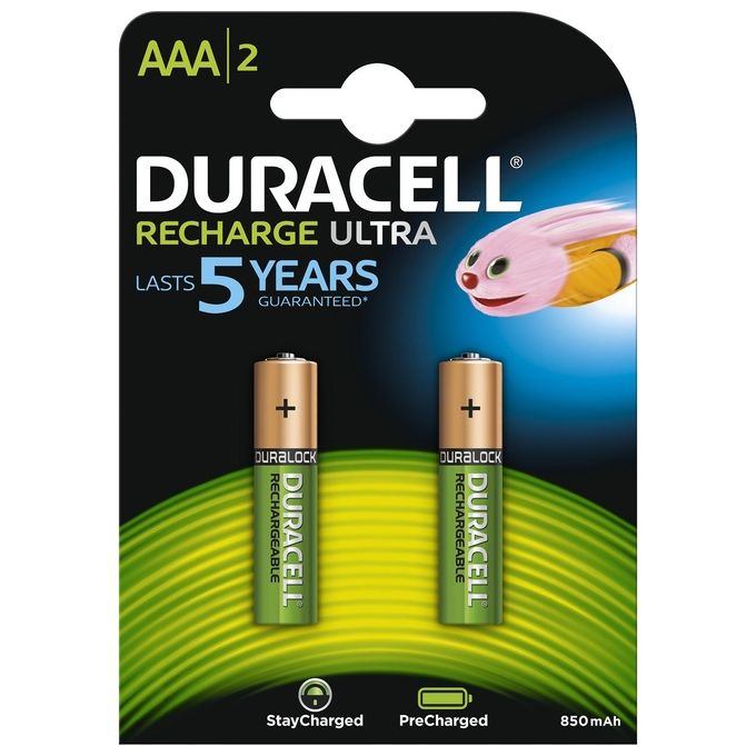 Duracell Pila Ministilo AAA Ricaricabile 2 Pezzi