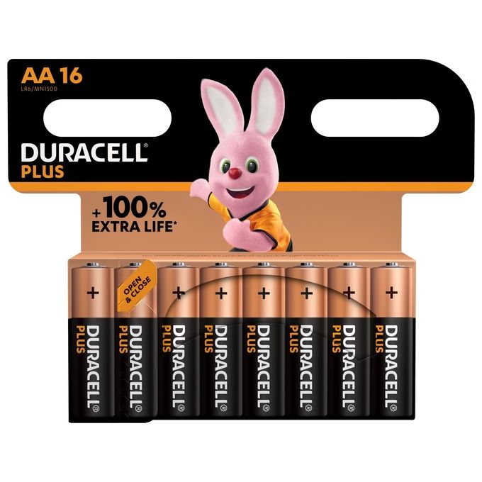 Duracell Plus 100 AA CP16 Blister 16 Pz.