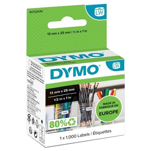 Dymo Cf1000 etichette Labelwriter 12x24mm Bianco