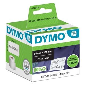 Dymo Cf220etich Labelwriter 54x101mm Bianco