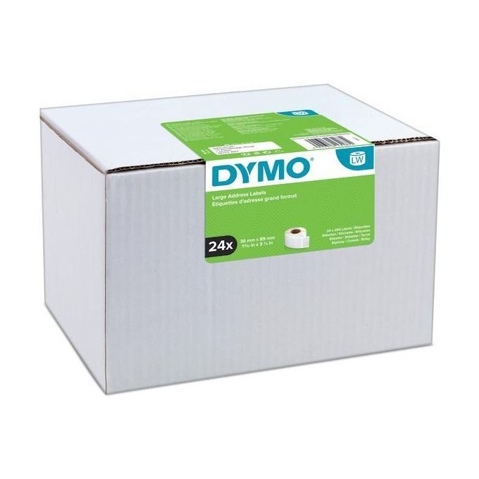 Dymo Cf24x260 etichette Labelwriter 36x89mm Bianco