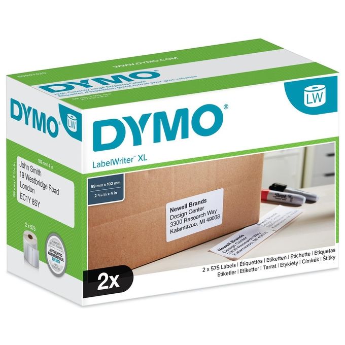 Dymo Cf2x575 etichette Laberwriter 102x59mm
