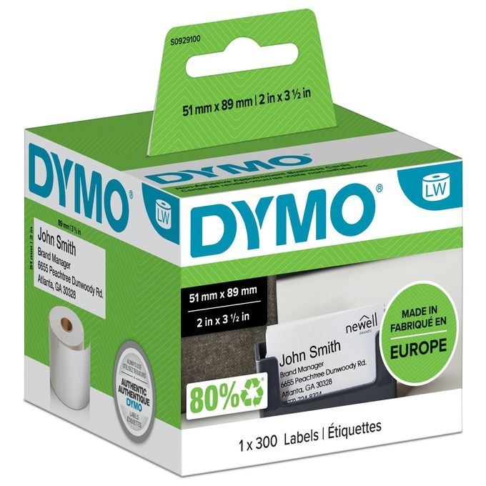 DYMO S0904980 Etichette LabelWriter per spedizione, Adesivo permanente, 104  x 159 mm, Bianco (rotolo 220 etichette) - Etichette a Trasferimento  Termico