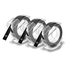 Cf3nastri Rilievo 9mmx3m Nero