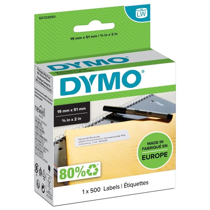 Dymo Cf500 etichette Labelwriter 19x51mm Bianco
