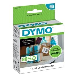 Dymo Cf750 etichette Labelwriter Quadrate Multiuso 25x25mm