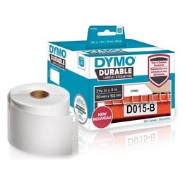 DYMO Etichette lw Durable Mutliuso  59x102 mm - Bianco - Permanente - 300 Etichette x 1 Rotolo i