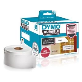 Etichette lw Durable Mutliuso 25x89 mm - Bianco - Permanente 350 Etichette x 2 Rotolo i