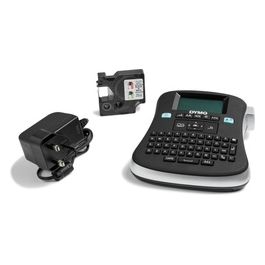 LabelManager 210d Kit Etichettatrice Portatile Tastiera Qwerty con Custodia ed Etichette D1 12mm Stampa Nero Su Bianco