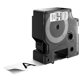 Nastro D1 24mmx7m Nero Bianco