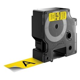 Nastro D1 24mmx7m Nero Giallo