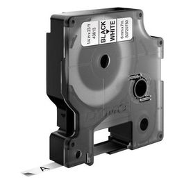 Nastro D1 6mmx7m Nero Bianco