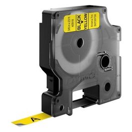 Nastro D1 9mmx7m Nero Giallo