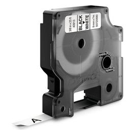 Nastro D1 9mmx7m Nero Bianco