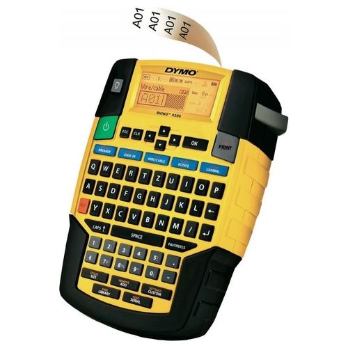 Dymo Rhino 4200 Kitcase Dispositivo di Etichettatura Trasferimento Termico QWERTZ
