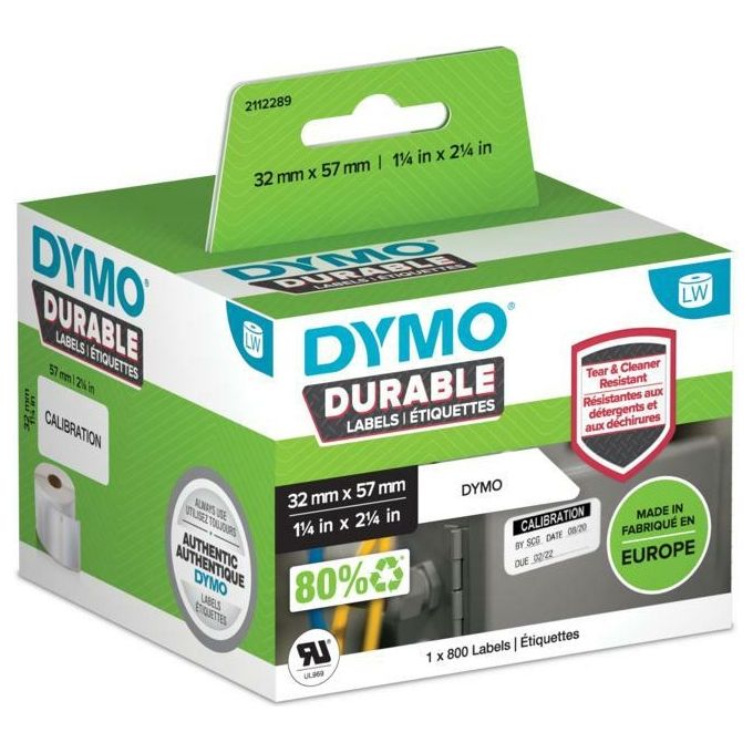 Image of Dymo Rotolo 800 Etichette LW Durable Industrial