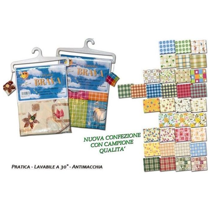 E-Plast Tovaglia Cucina Brava Rettangolare 180x120cm