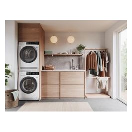 Electrolux, Kit di Sovrapposizione, Per Lavatrice e Asciugatrice, Con Piano Estraibile, Bianco, E1WYHSK2