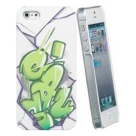 EASY Cover White/GREEN iPhone SE/5S/5