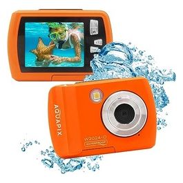 Aquapix W2024 Splash Arancione Fotocamera Digitale