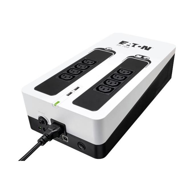 Eaton 3S700I Gruppo di Continuita' UPS Standby Offline 700 VA 420 W 8 Prese AC VRLA colore Nero Bianco